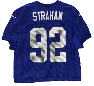 1999 Michael Strahan Game-Used Practice Jersey and Pants